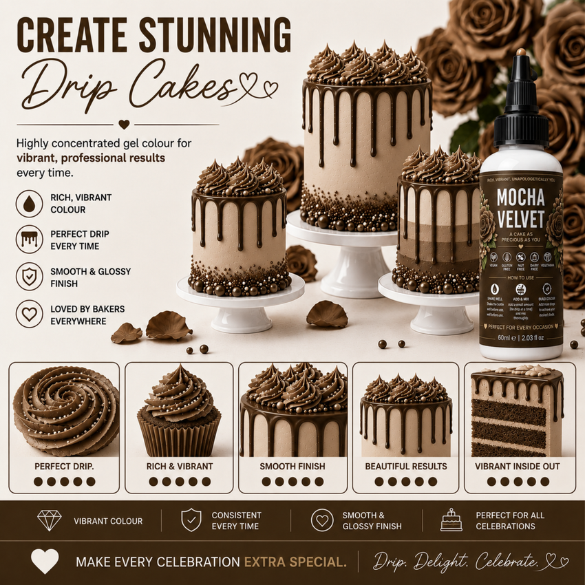 Mocha Velvet | Edible Candy Color 60ml