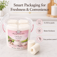 White | Edible Natural Fondant (4 x 250g)