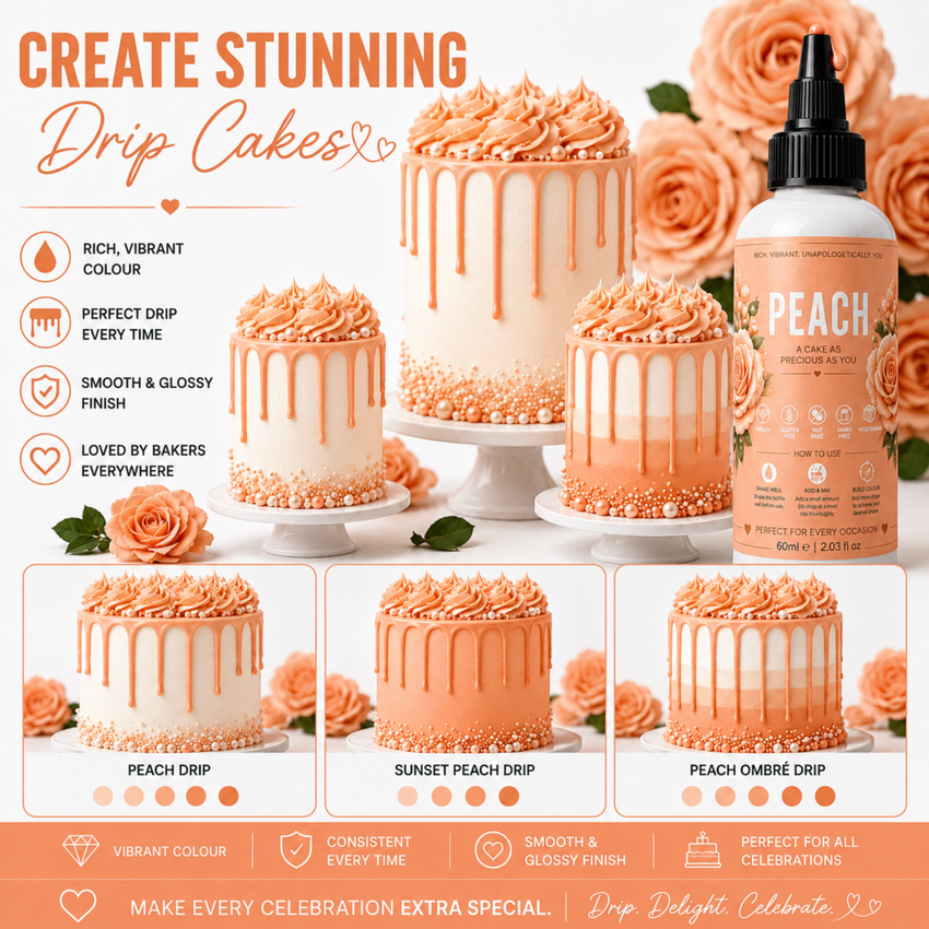 Peach | Edible Gel Color 60ml