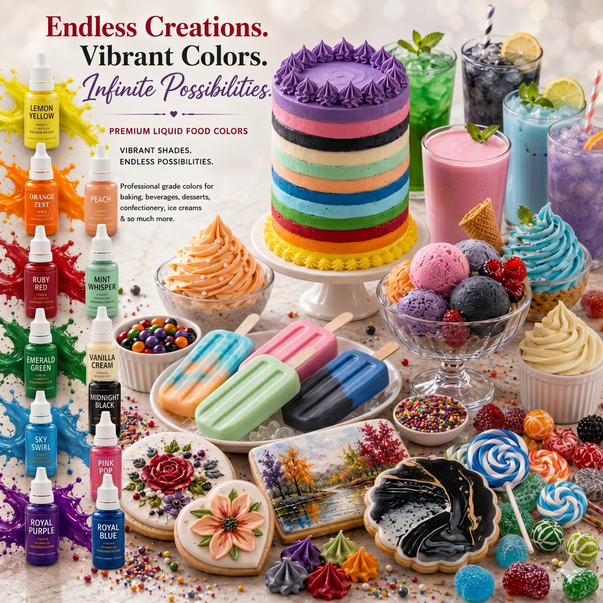 Core Baking | Pack of 12 Edible Water Color