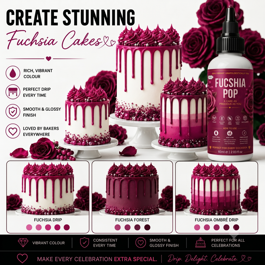 Fuchsia Pop | Edible Gel Color 60ml