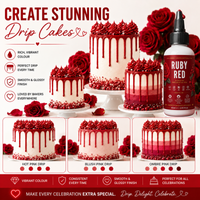 Ruby Red | Edible Gel Color 60ml