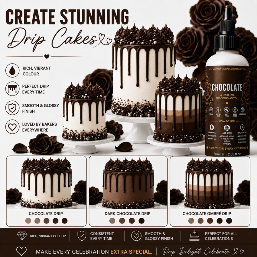 Chocolate | Edible Gel Color 60ml
