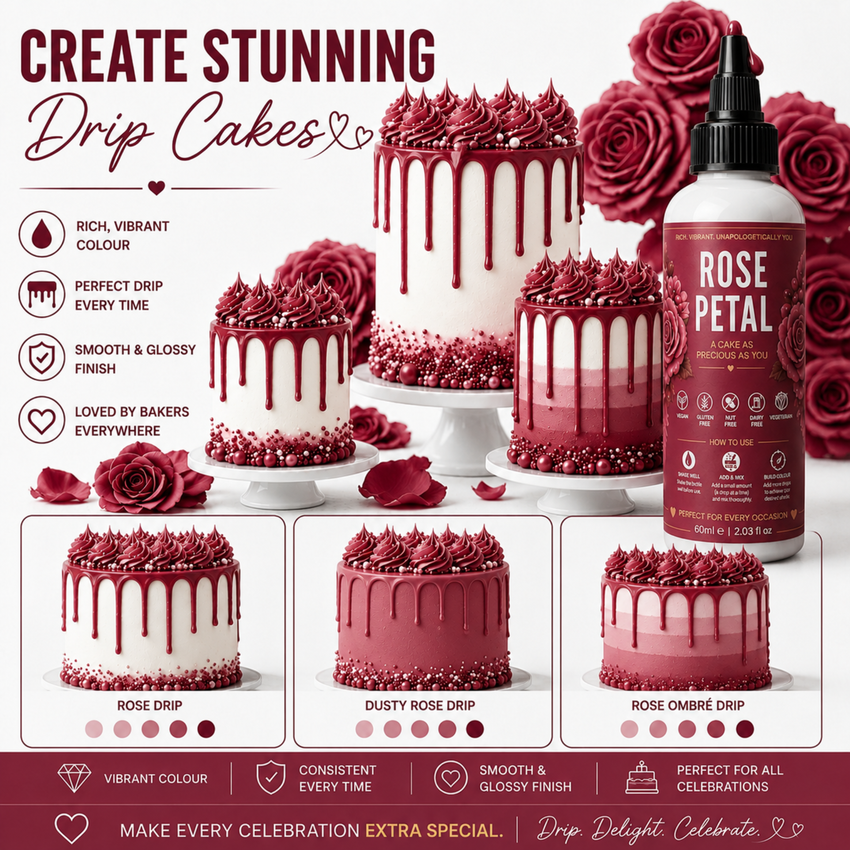 Rose Petal | Edible Gel Color 60ml