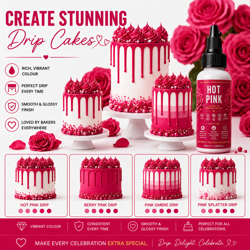 Hot Pink | Edible Gel Color 60ml