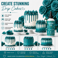 Tropical Teal | Edible Gel Color 60ml