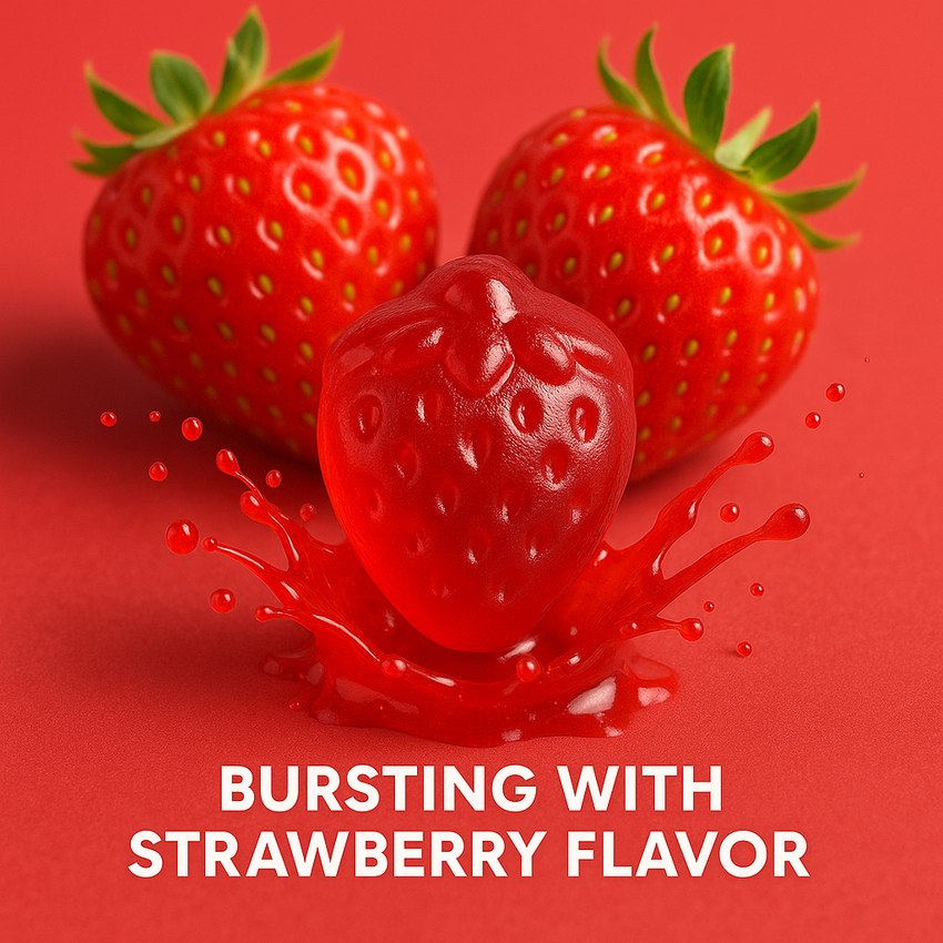 Berry Blast Gummies | Pack of Strawberry, Blackberry, Blueberry, Cranberry, Grape, Cherry Gummies | 300g