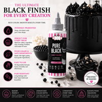 Pure Black | Edible Candy Color 60ml