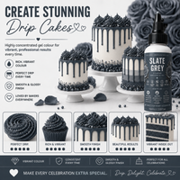 Slate Grey | Edible Candy Color 60ml
