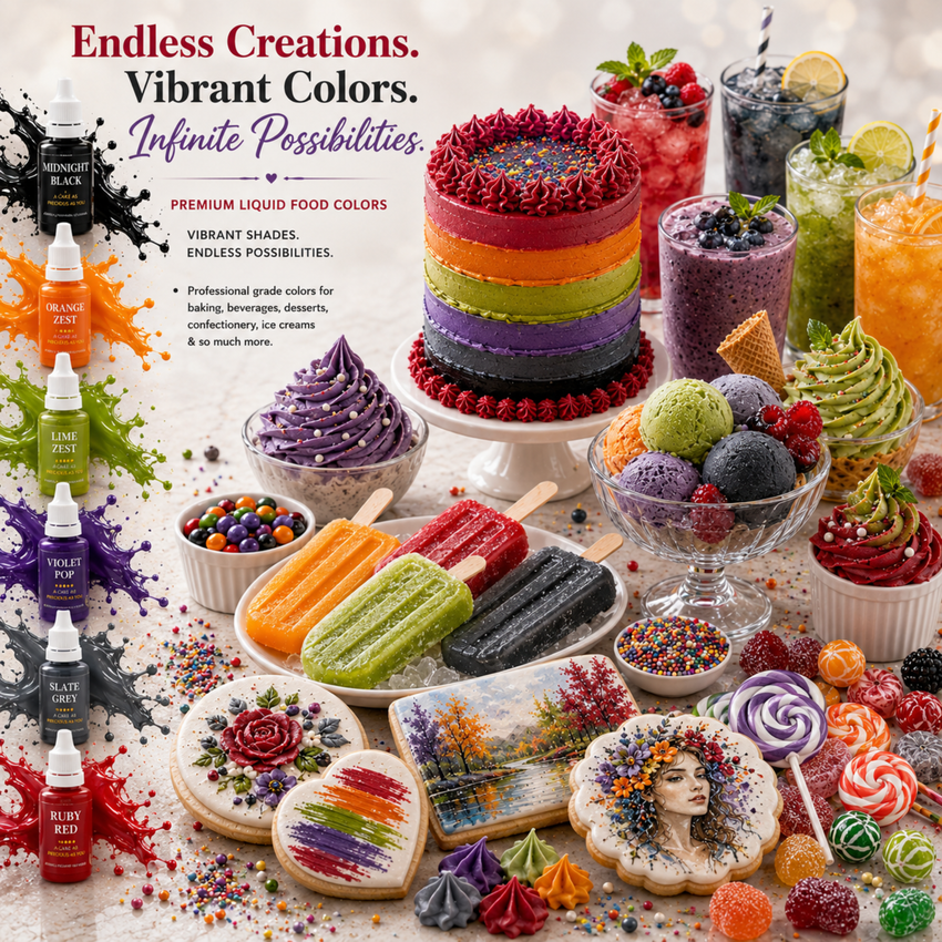 Halloween | Pack of 6 Edible Water Color