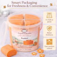 Mandarin Orange | Edible Natural Fondant (4 x 250g)