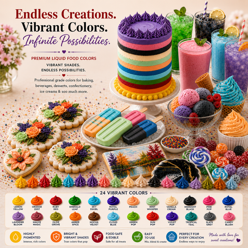 Master Artist | Pack of 24 Edible Water Color