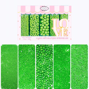 Sprinkles for Cakes & Cupcakes Decoration | USP-11(Pea Green)