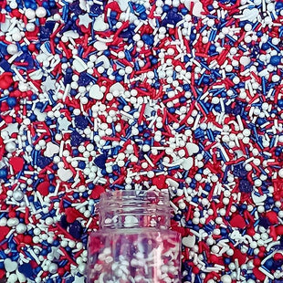 Patriotic Sprinkles for Decoration 02 | 120 Gm