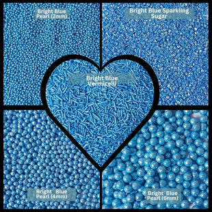 Sprinkles for Cakes & Cupcakes Decoration | USP-9(Bright Blue)