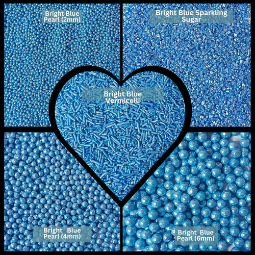 Sprinkles for Cakes & Cupcakes Decoration | USP-9(Bright Blue)