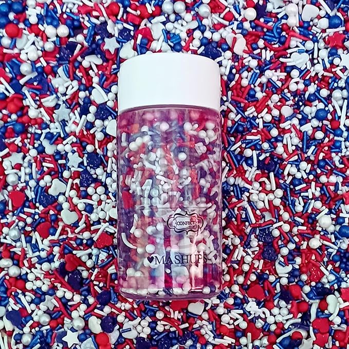 Patriotic Sprinkles for Decoration 02 | 120 Gm