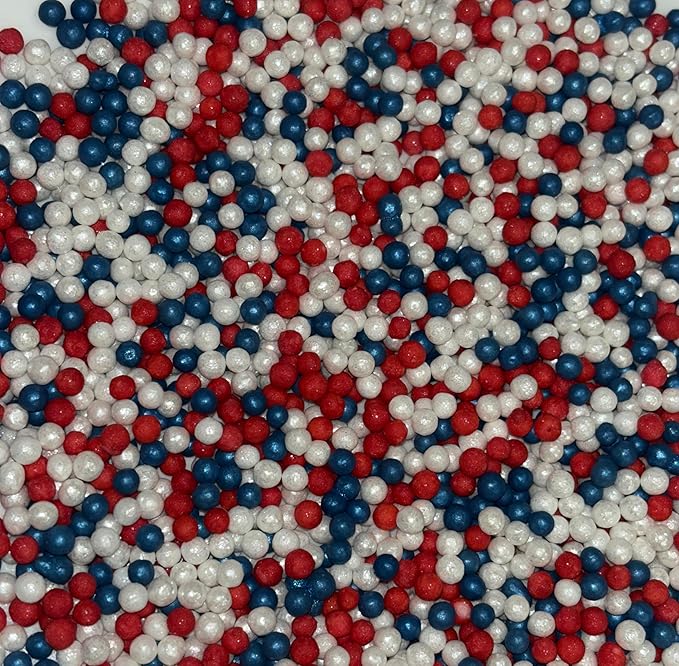 Patriotic Sprinkles for Decoration 09 | 120 Gm