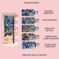 Black, Blue & White | (02) Father's Day Sprinkles 100Gm