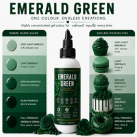 Emerald Green | Edible Gel Color 60ml