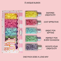 Easter Sprinkles Edible | Edible Sprinkles Mix for Baking & Cake Decorative Pack of 5 (EAST 8) - 100Gms