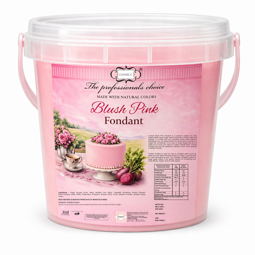 Blush Pink | Edible Natural Fondant (4 x 250g)