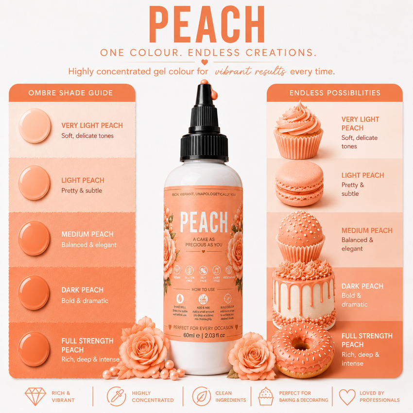 Peach | Edible Gel Color 60ml