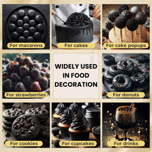 Tulip Black | Edible Luster Dust 5 Gms