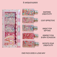 Valentine Sprinkles | 17 Edible Decoration for Baking & Dessert 100 Gms