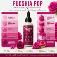 Fuchsia Pop | Edible Gel Color 60ml