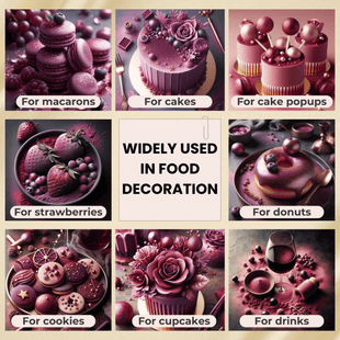 Merlot Mauve | Edible Luster Dust 5 Gms