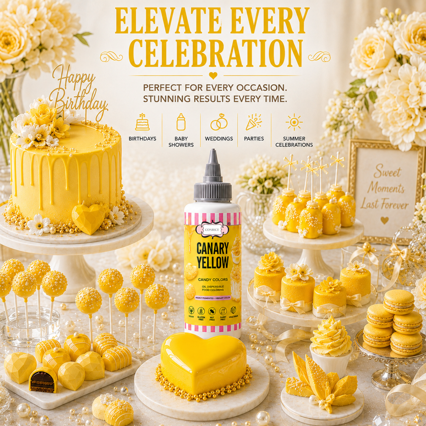 Canary Yellow | Edible Candy Color 60ml