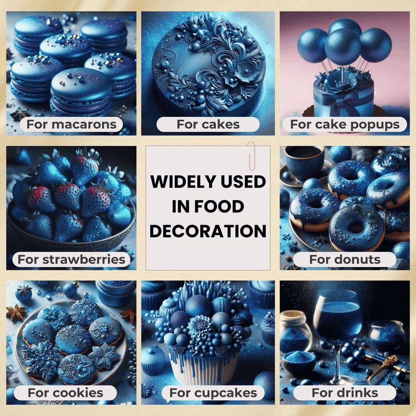 Hydrangea Blue | Edible Luster Dust 5 Gms