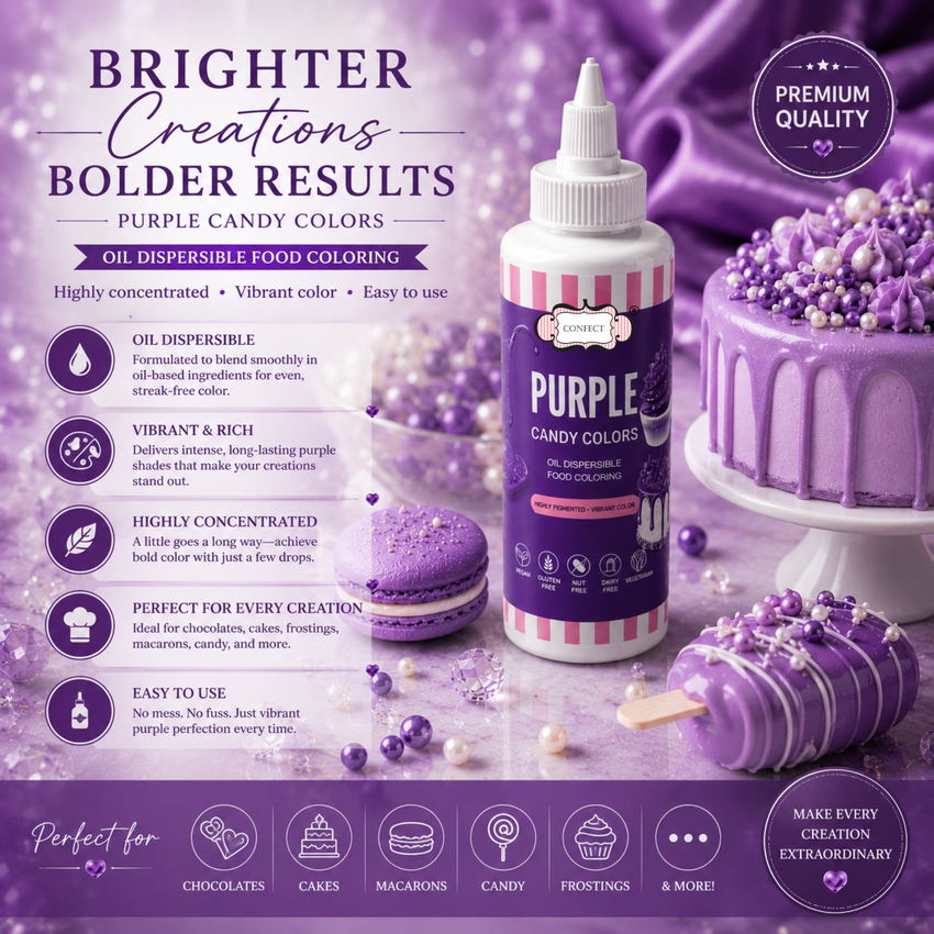 Purple | Edible Candy Color 60ml