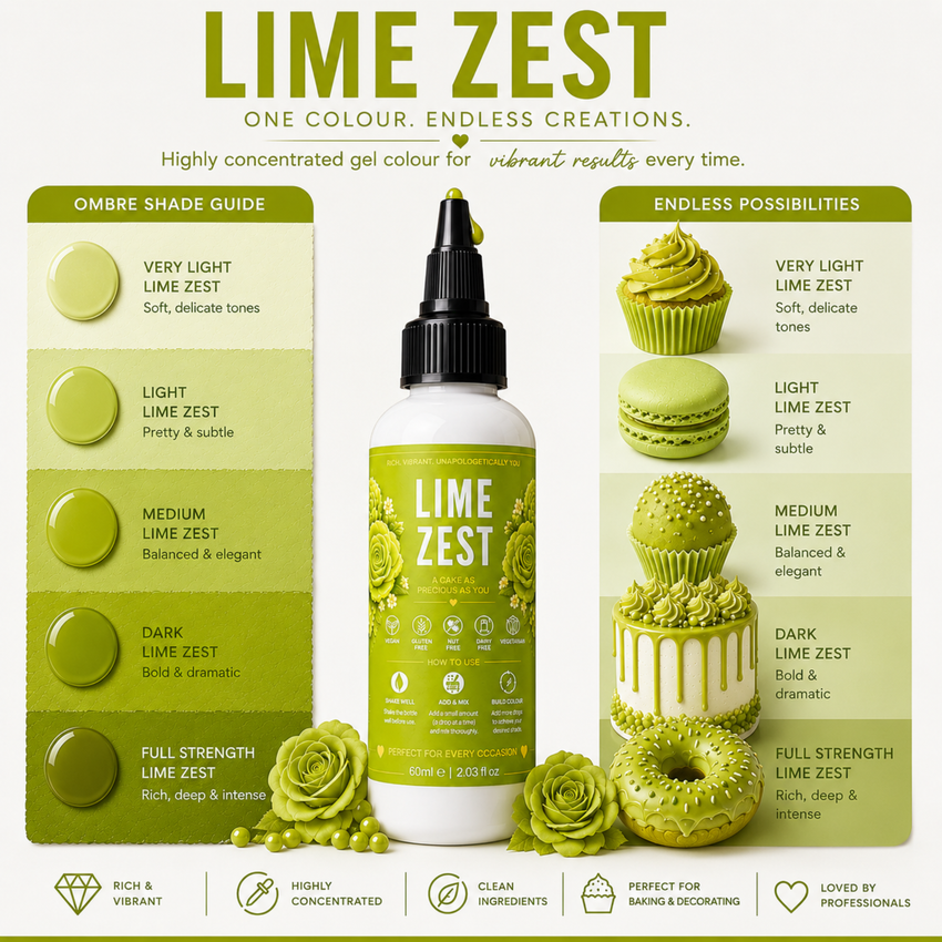 Lime Zest | Edible Gel Color 60ml