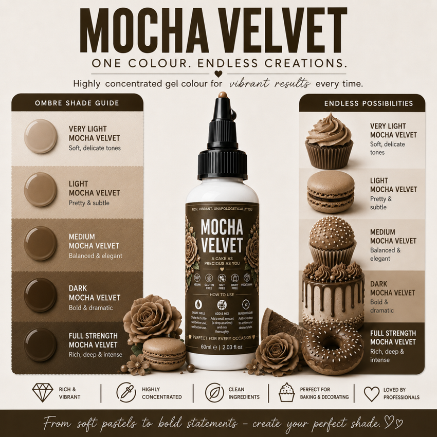 Mocha Velvet | Edible Candy Color 60ml