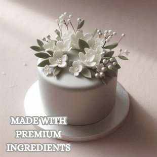 Shimmering Silver | Edible Sugar Paste 900 Gm