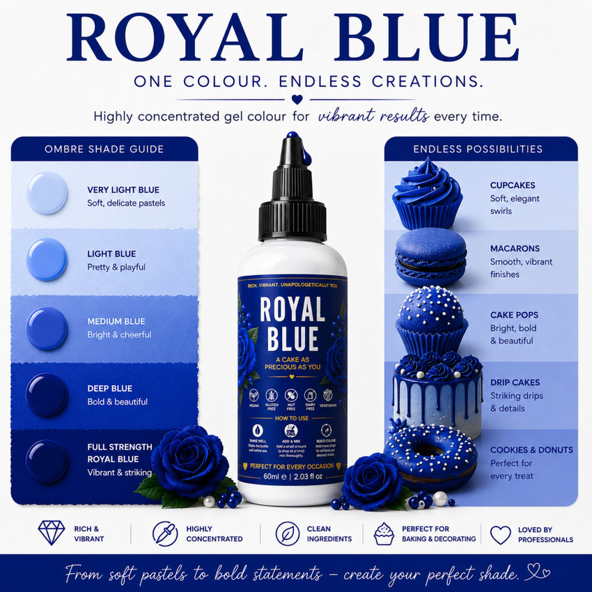 Royal Blue | Edible Gel Color 60ml
