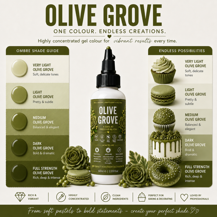 Olive Grove | Edible Gel Color 60ml