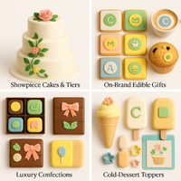 Multipack of Pea Green, Skin, Lemon Yellow and Baby Blue Sugarpaste 29