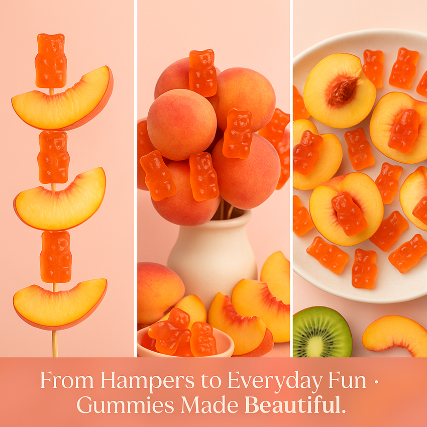 Peachy Sour Swirl Gummies