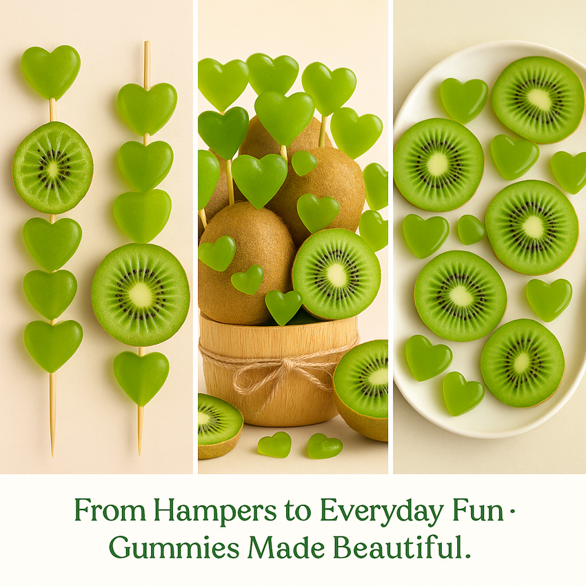 Confect Kiwi Sunburst Chews Gummies