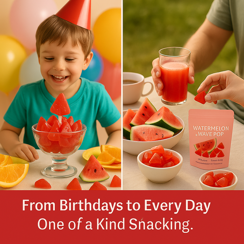 Watermelon Wave Pop Gummies