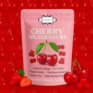 Cherry Splash Sours Gummies