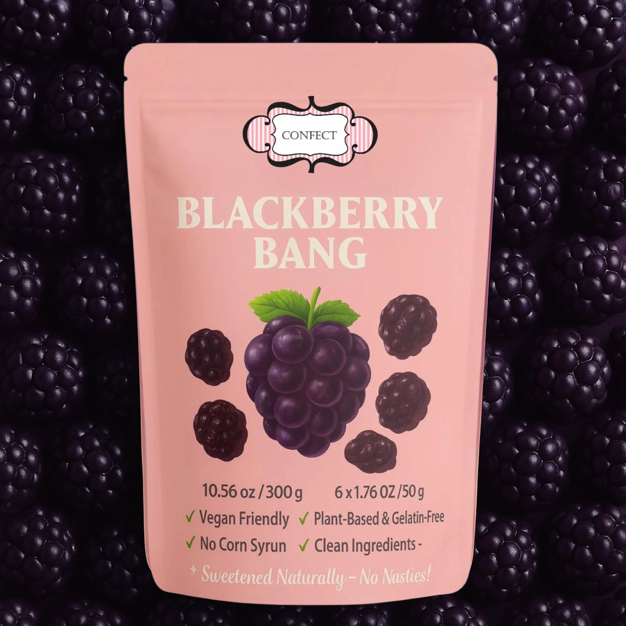Confect Blackberry Bang Gummies