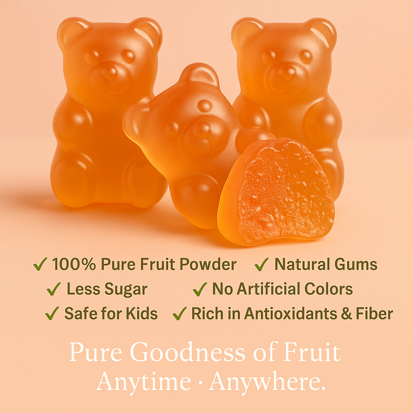 Peachy Sour Swirl Gummies