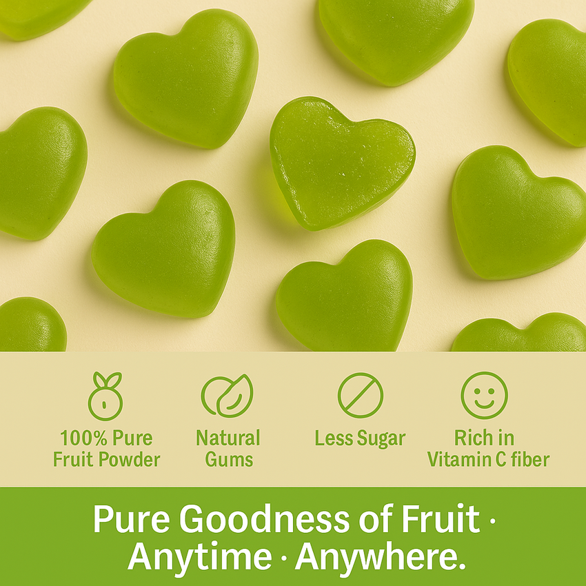 Confect Kiwi Sunburst Chews Gummies