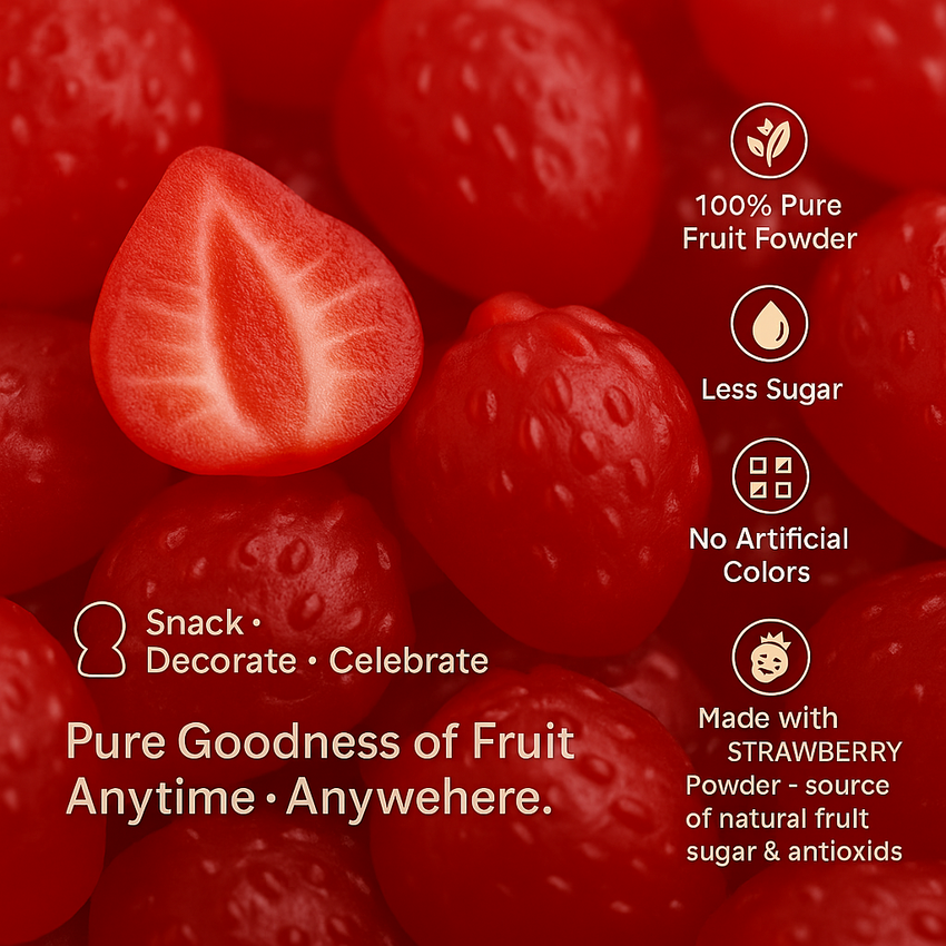 Confect Strawberry Berry Blast Gummies
