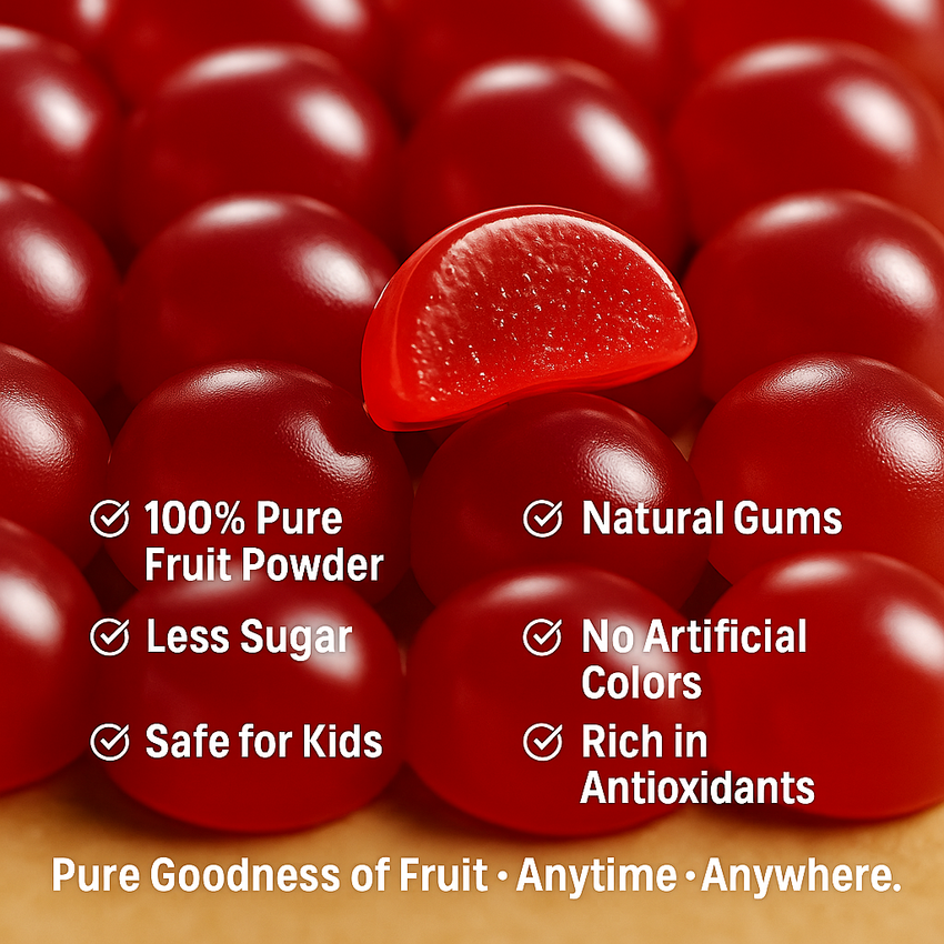 Cranberry Swirls Gummies