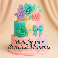 Multipack of Lavender, Electric Blue, Skin and Old Rose Sugarpaste 22